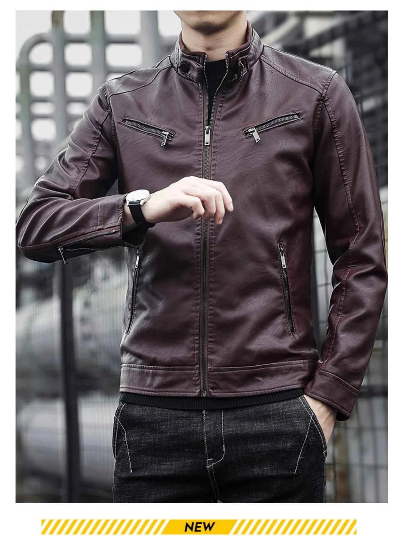 Men's Plus Size Zip Up Long Sleeve Jacket