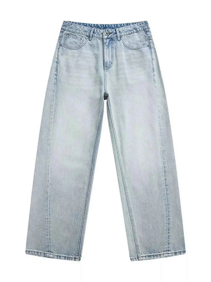 Men's Wash Straight Leg Jeans