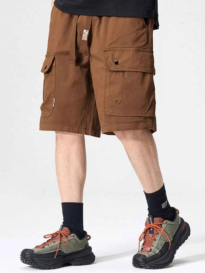 Men's Full Size Drawstring Loose Fit Shorts Plus Size