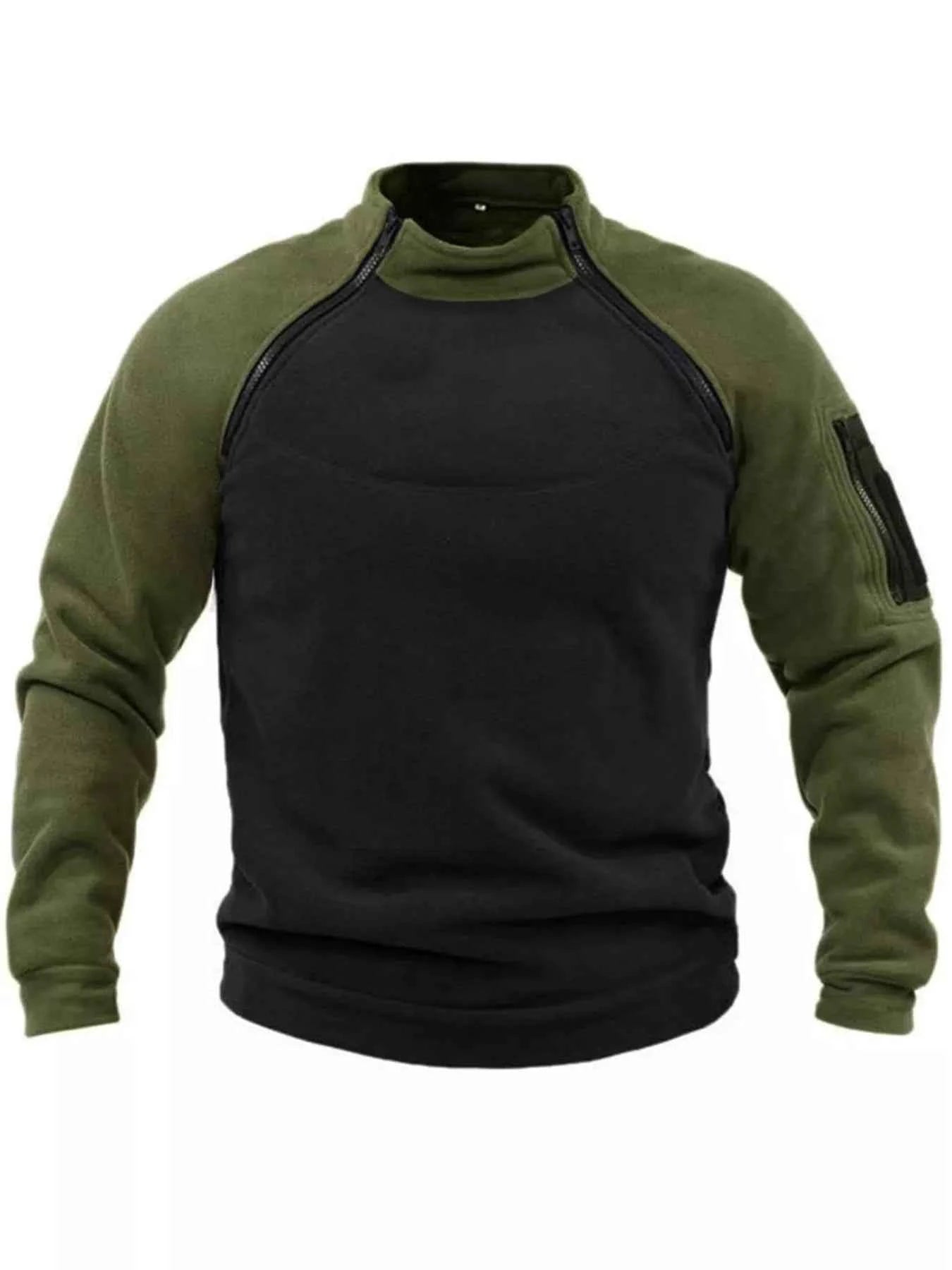 Men's Full Size Long Sleeve Fleece Sweatshirt Plus Size