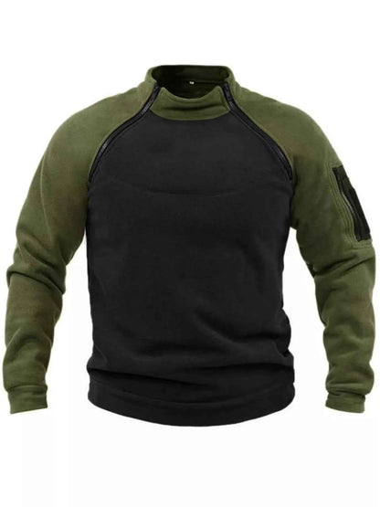 Men's Full Size Long Sleeve Fleece Sweatshirt Plus Size