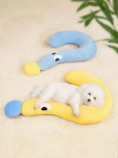 Question Mark Shaped Plush Pet Bed