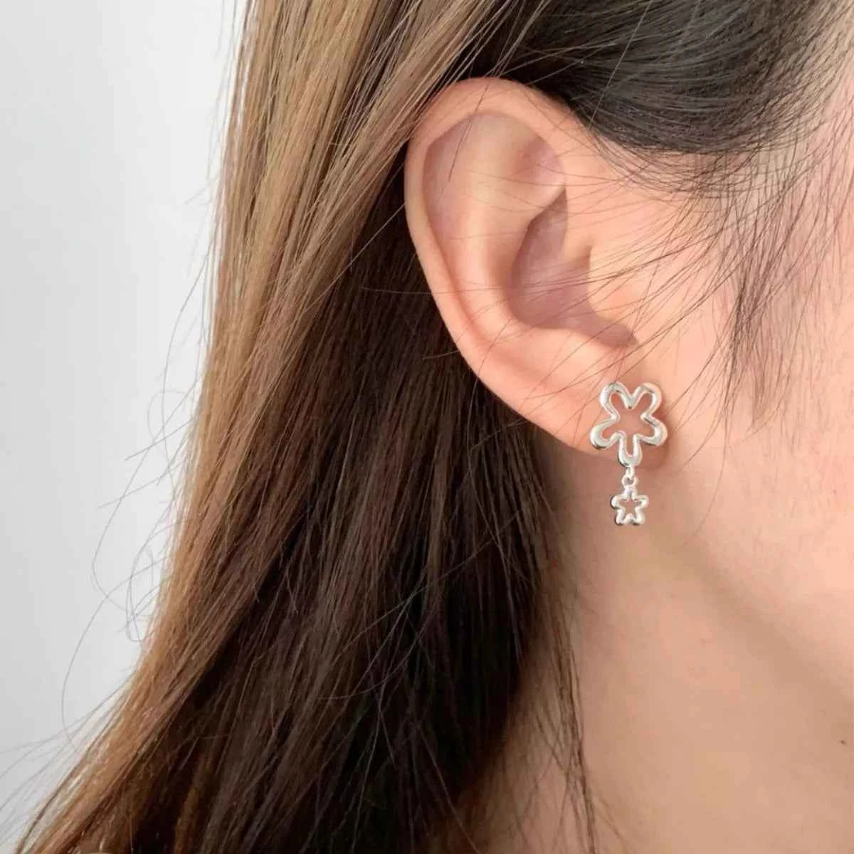 Flower Drop Earrings