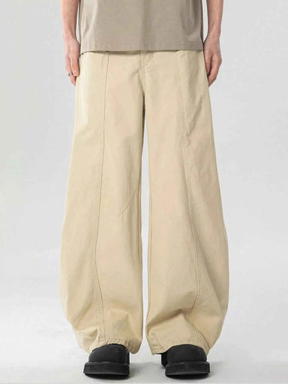 Men's Pocketed Wide Leg Pants