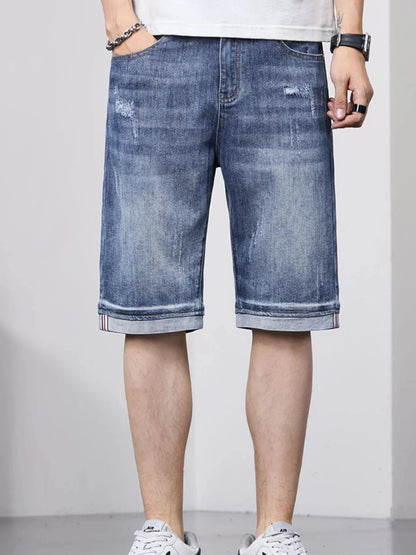 Men's Loose Fit Denim Shorts