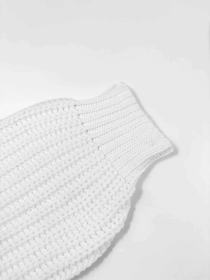 Chunky Knit Turtleneck Long Sleeve Sweater
