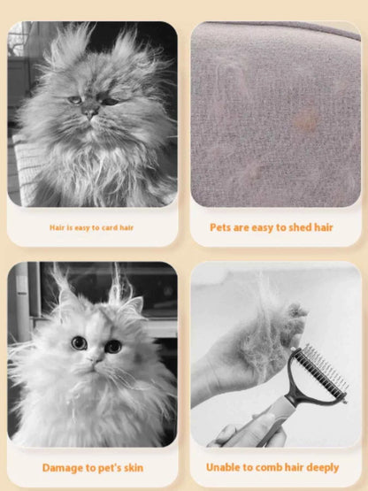One-Touch Spray Pet Hair Remover Comb