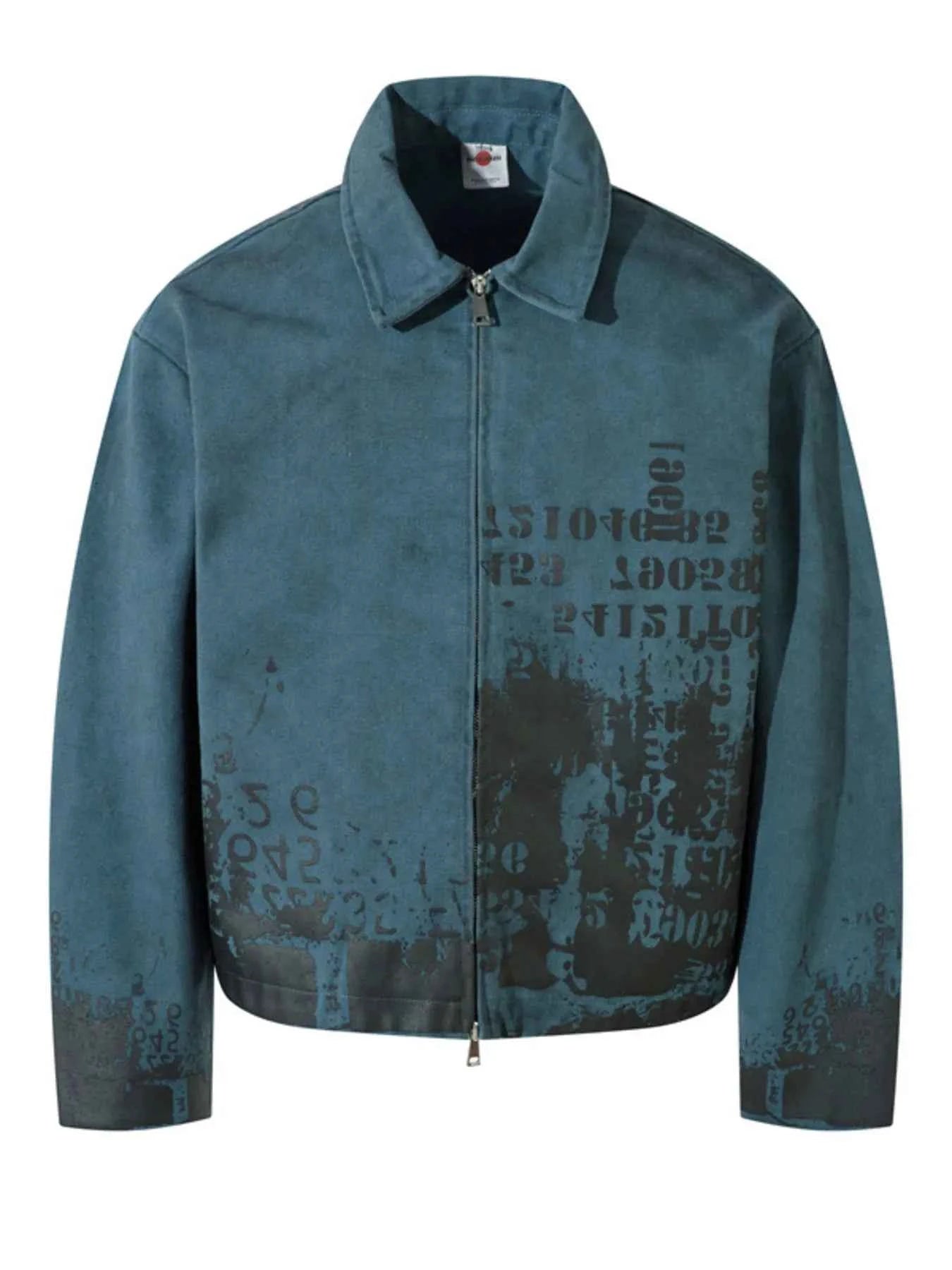 Men's Printed Zip Up Jacket