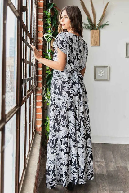 Mittoshop Tropical Print Top and Skirt Set