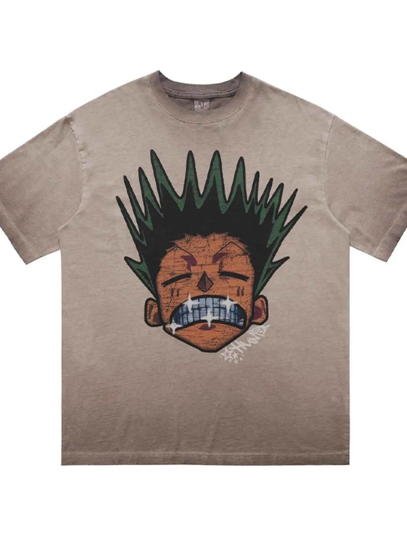 Men's Graphic Round Neck Oversized T-Shirt
