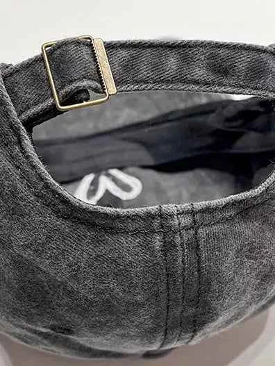 Washed Heart Embroidered Baseball Cap