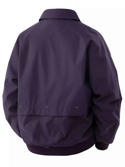 Men's Plus Size Zip Up Long Sleeve Jacket