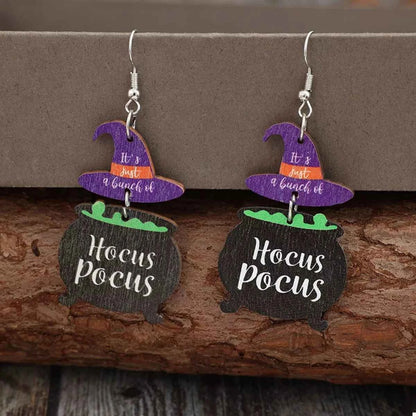 Halloween Hocus Pocus Witch Hat Earrings