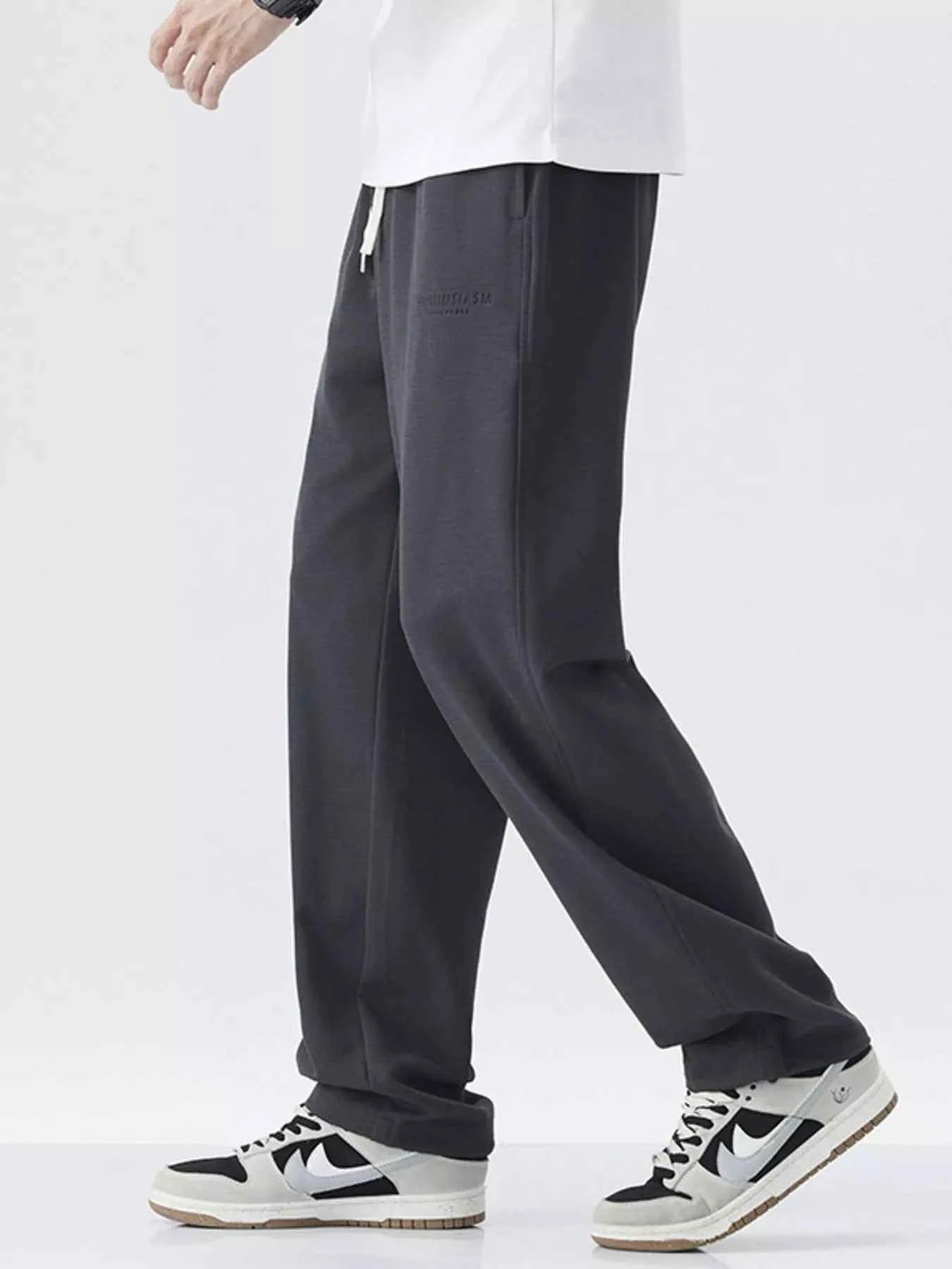 Men's Plus Size Drawstring Relaxed Fit Casual Pants