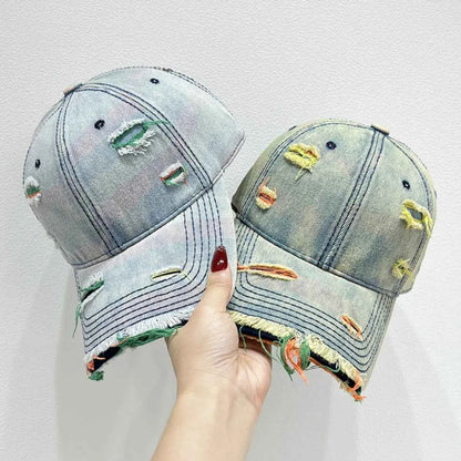 Distressed Adjustable Baseball Cap