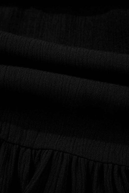 Floral Ruffled Hem Embroidery Cami