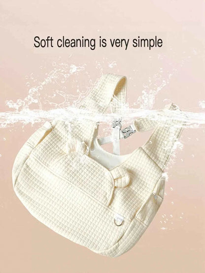Comfortable Quilted Pet Carrier Sling Bag