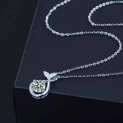 1 Carat Moissanite Pendant Necklace