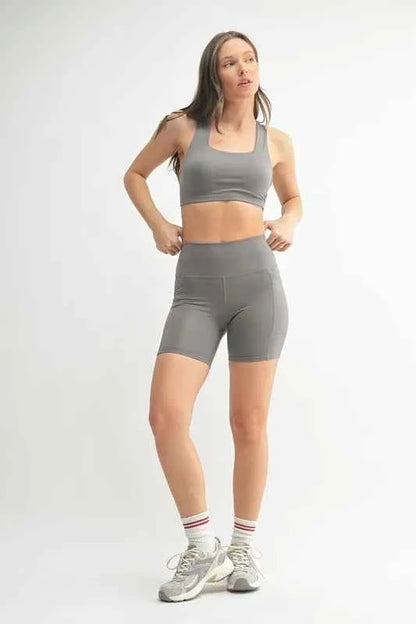 MONO B Venice Cloud Light Sculpt Biker Shorts