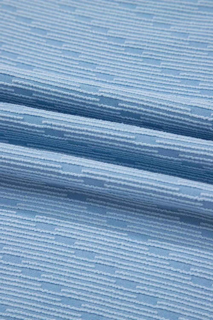 Contrast Round Neck Top and Shorts Set