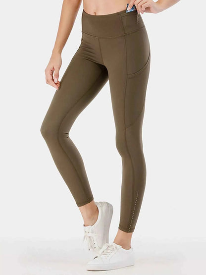 Full Size High-Waisted Active Leggings with Pockets Plus Size