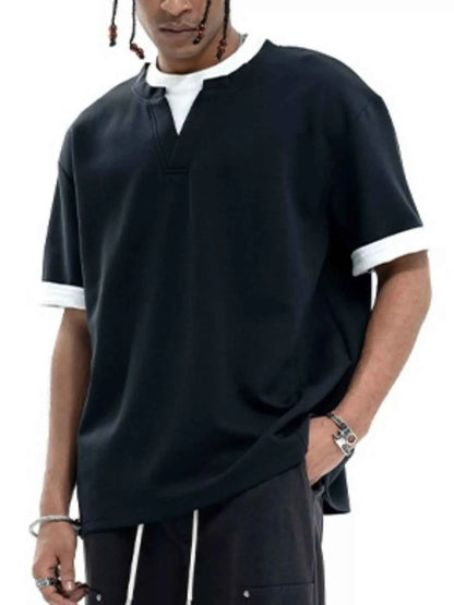 Men's Contrast Trim Short Sleeve T-Shirt