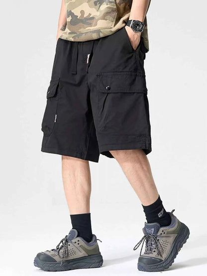 Men's Full Size Drawstring Loose Fit Shorts Plus Size