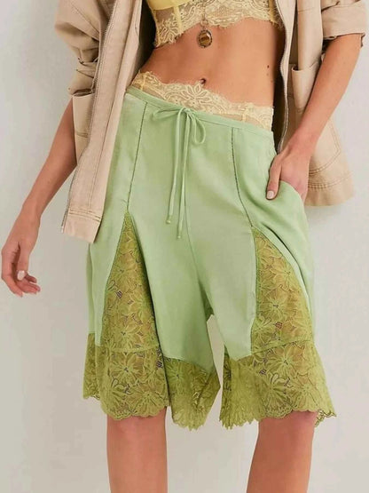 Lace Detail Shorts