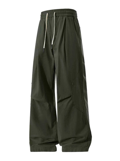 Men's Plus Size Loose Fit Drawstring Cargo Pants