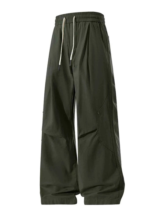 Men's Plus Size Loose Fit Drawstring Cargo Pants