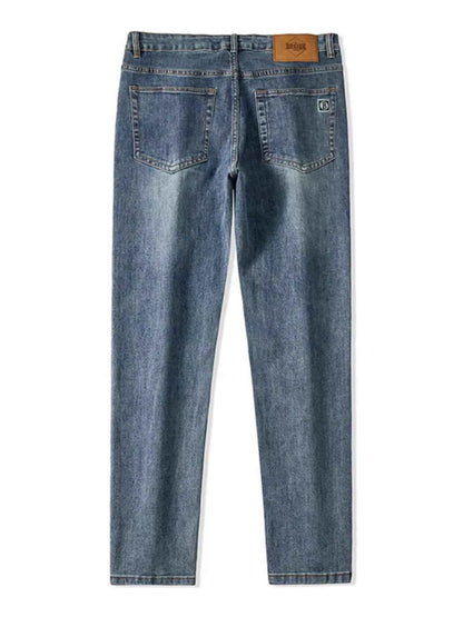 Men's Wash Straight Leg Jeans