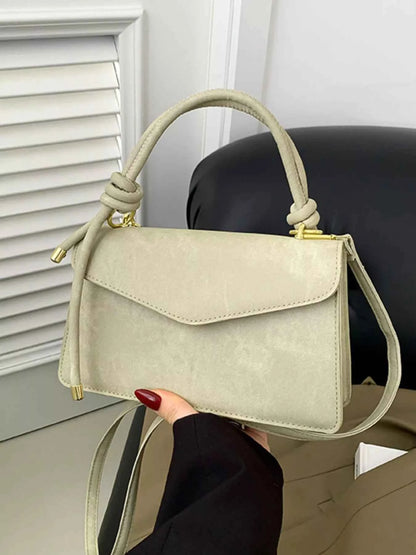 Flap Crossbody Bag with Top Handle