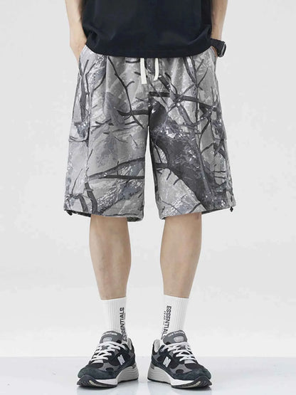 Men's Plus Size Camouflage Cargo Shorts