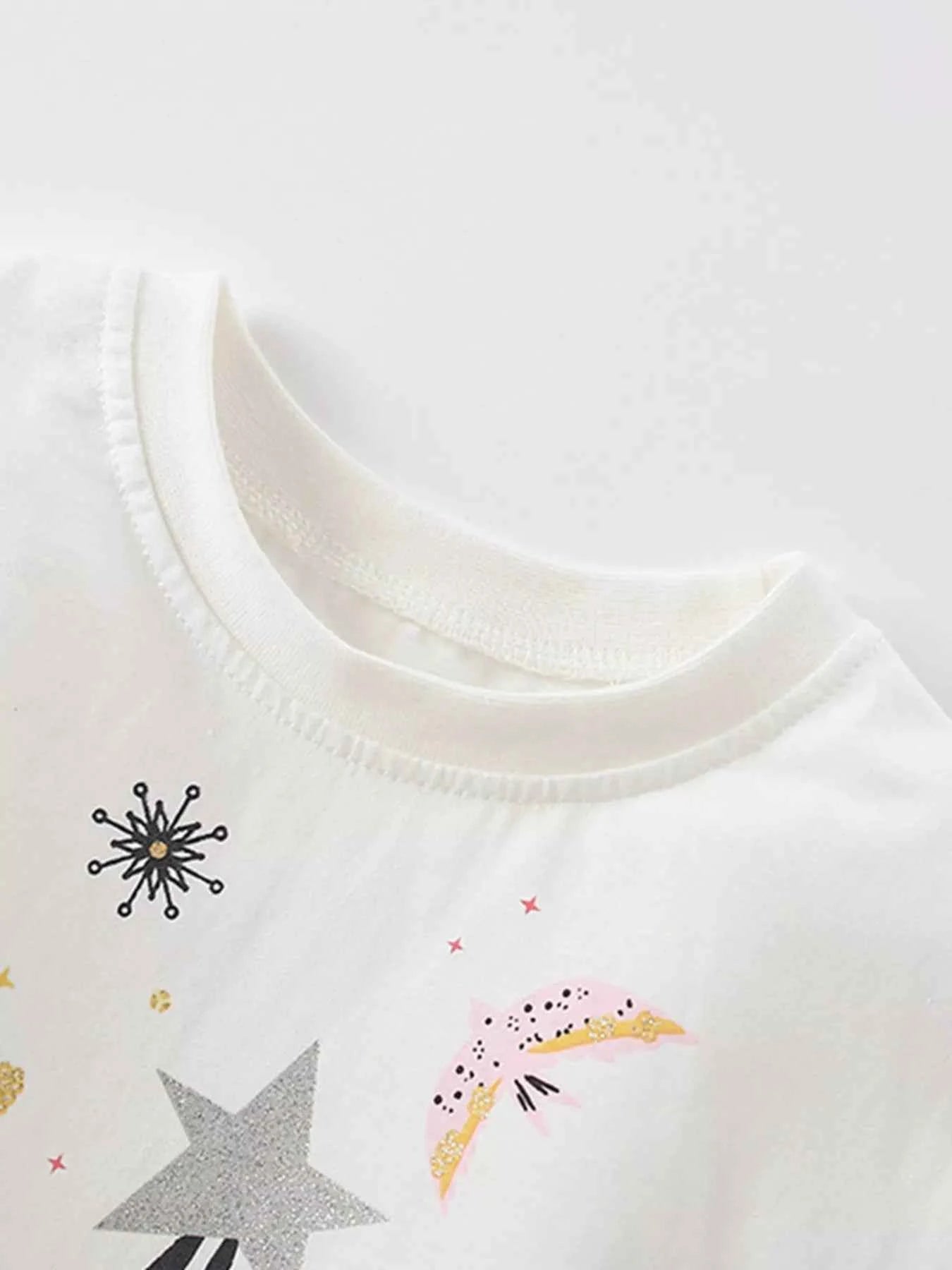 Children's Christmas Tree Graphic Long Sleeve T-Shirt