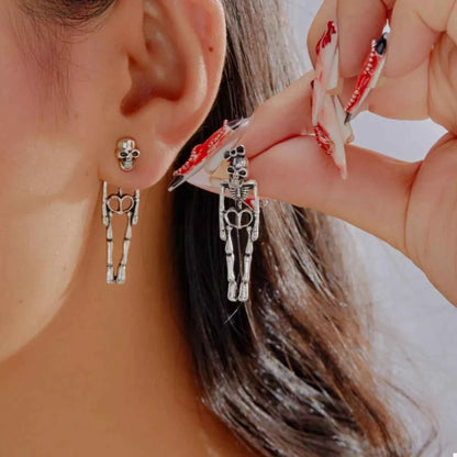 Halloween Skeleton Drop Earrings