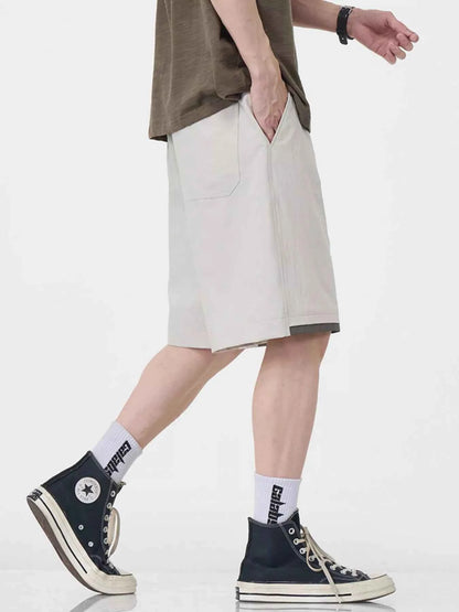Men's Plus Size Drawstring Loose Fit Shorts