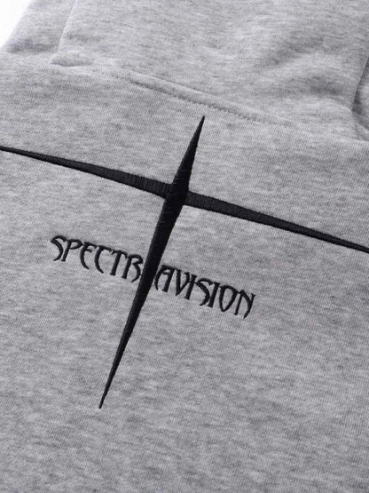 Men's Devil Horn Zip-Up Hoodie