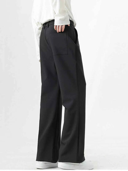 Men's Full Size Basic Style Wide Leg Pants Plus Size
