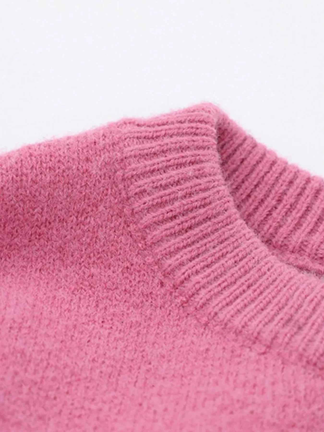 Men's Letter Round Neck Long Sleeve Sweater