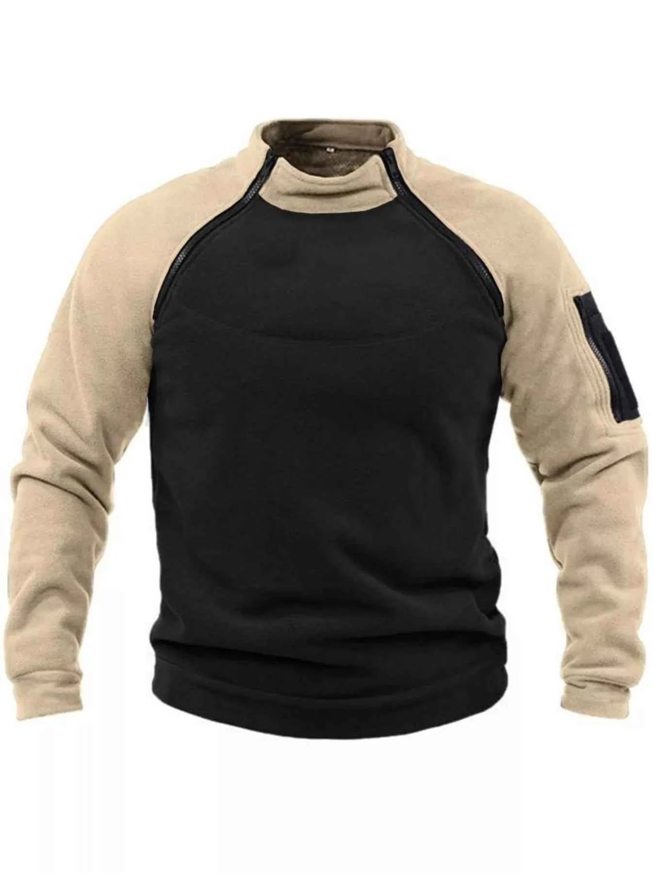 Men's Full Size Long Sleeve Fleece Sweatshirt Plus Size