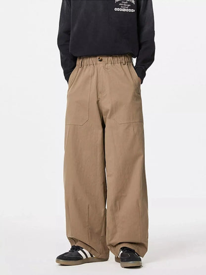 Men's Wide Leg Cargo Pants