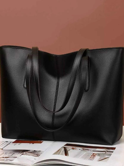 PU Leather Tote Bag