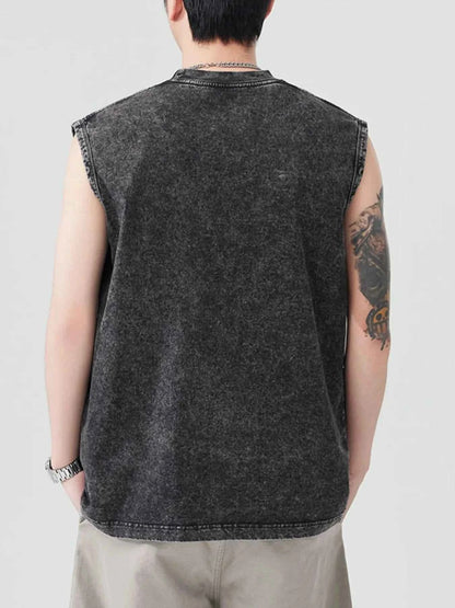 Men's Spider Round Neck Tank