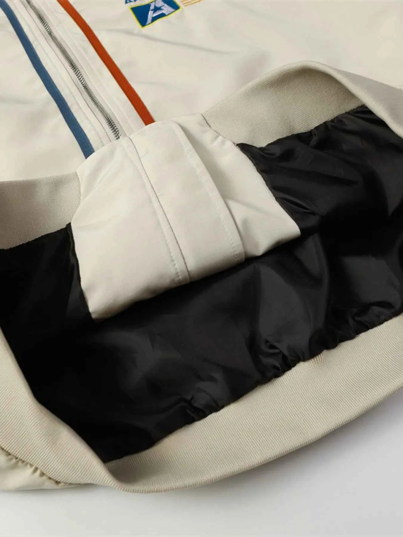 Men's Striped Long Sleeve Jacket