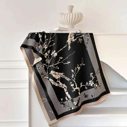 Raw Hem Winter Scarf