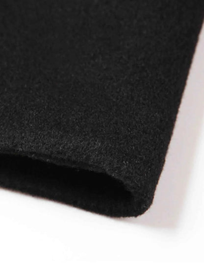 Men's Plus Size Double-Breasted Longline Coat