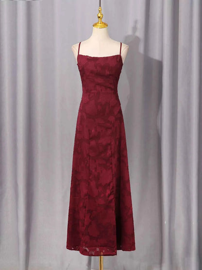 Lace Spaghetti Strap Maxi Dress