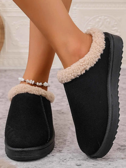 Cozy Faux Fur Lined Slippers