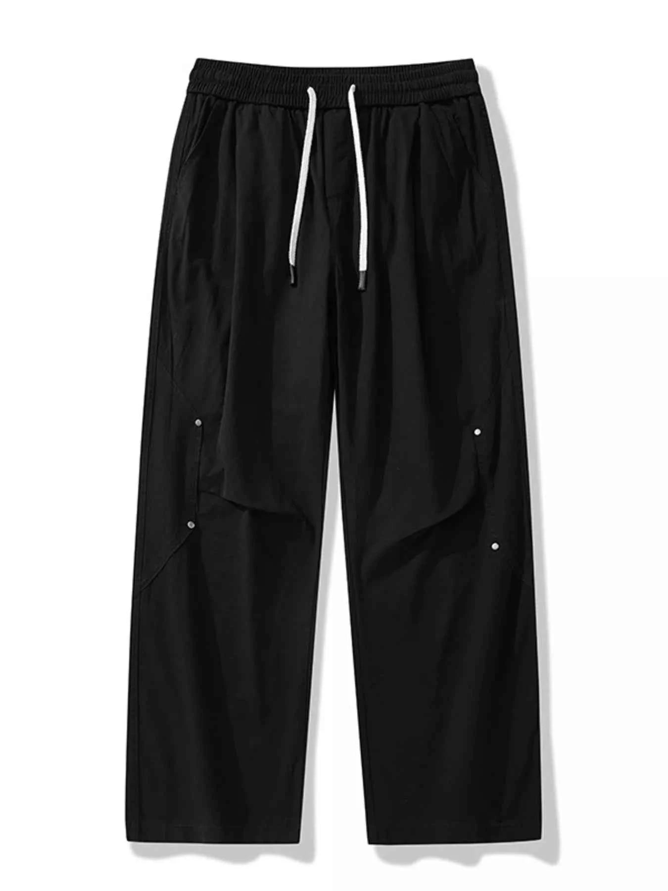 Men's Plus Size Loose Fit Drawstring Cargo Pants