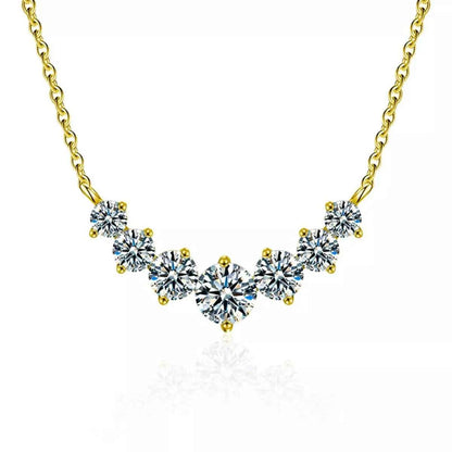 1.7 Carat Moissanite 925 Sterling Silver Necklace